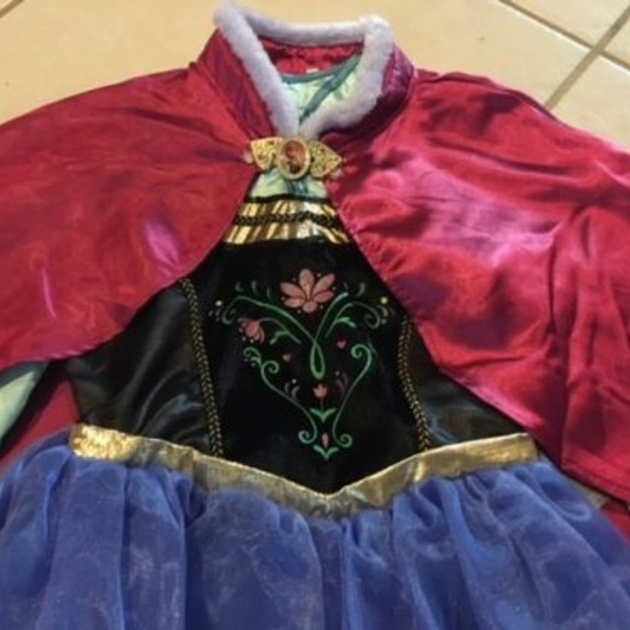 NEW DISNEY Anna HALLOWEEN COSTUME L Frozen Dress - Picture 2 of 2